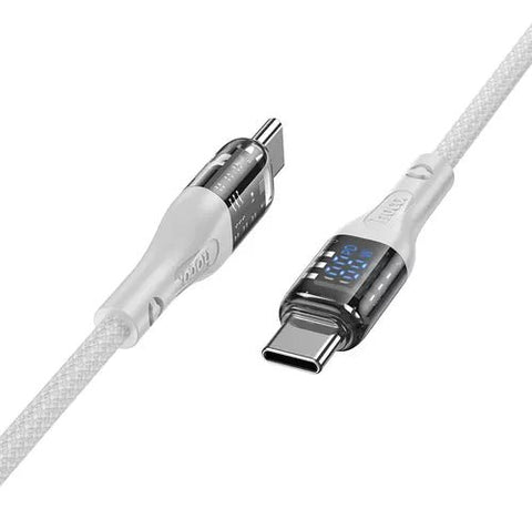 Cable de Carga HOCO - USB C Macho a USB C Macho 100w U115 - Índigo72.com