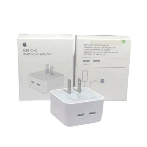 Cargador Apple Doble puerto USB-C 35W - Índigo72.com