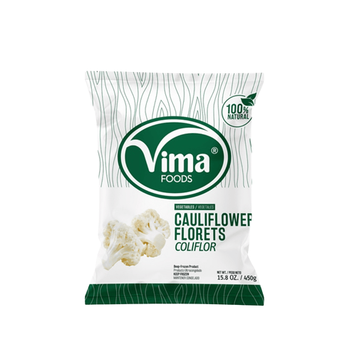 Coliflor Congelado Vima Foods 450 gr - Índigo72.com