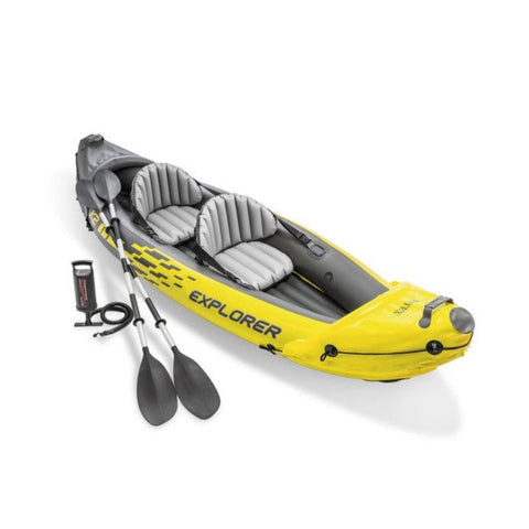 Kayak inflable Excursion Pro K2 (2 personas) Amarillo / Gris - Índigo72.com