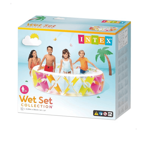 Piscina Inflable 34"x10" Wet Set Colores Mediana +6 Años - Índigo72.com