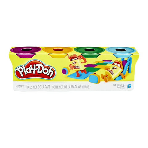 Plastilinas Play-Doh Pack 4 Colores 4oz Grandes - Índigo72.com