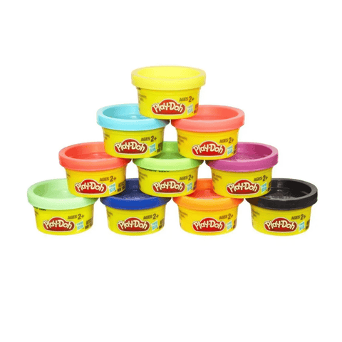 Plastilinas Play-Doh Pack en Tubo 10 Colores 1oz Pequeñas - Índigo72.com