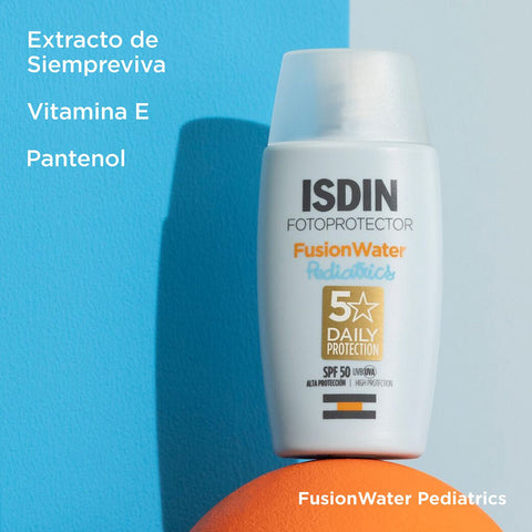 Protector Solar ISDIN FusionWater Pediatrics SPF 50 - Índigo72.com