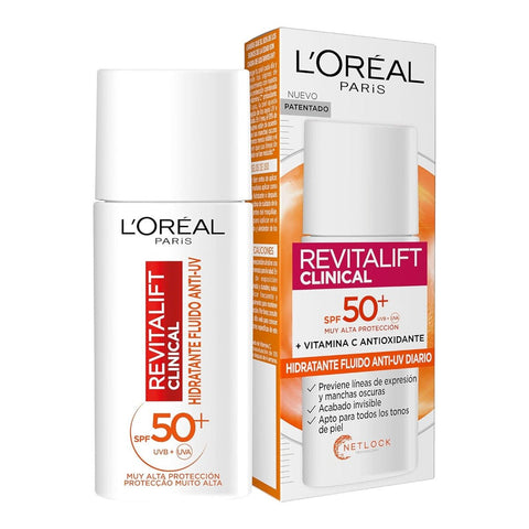Revitalift Clinical L'OREAL Crema Hidratante con vitamina C SPF50+ - Índigo72.com