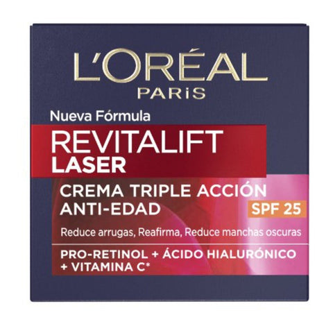 Revitalift Laser L'OREAL Crema Antiarrugas con SPF25 50ml - Índigo72.com