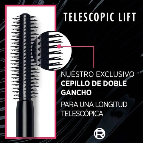 Telescopic Lift L'OREAL Máscara de pestañas alargadora negro. 9,9 ml - Índigo72.com