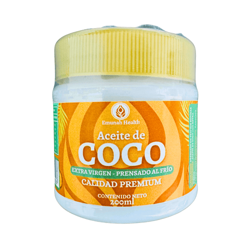 Aceite De Coco Extra Virgen 100% Orgánico 200ml - Indigo72.com