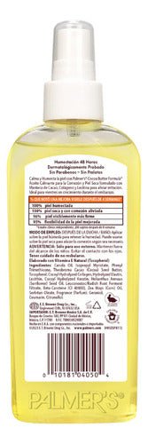 Aceite Hidratante Dry Itchy Skin Anti Picor Palmer's 150ml - Indigo72.com