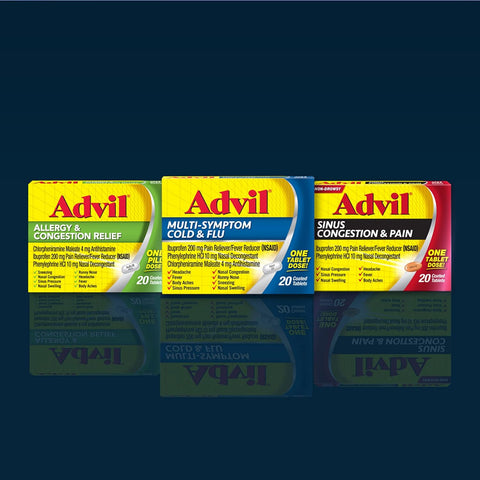 Advil Congestión y Dolor Adultos 10 Tabletas - Índigo72.com