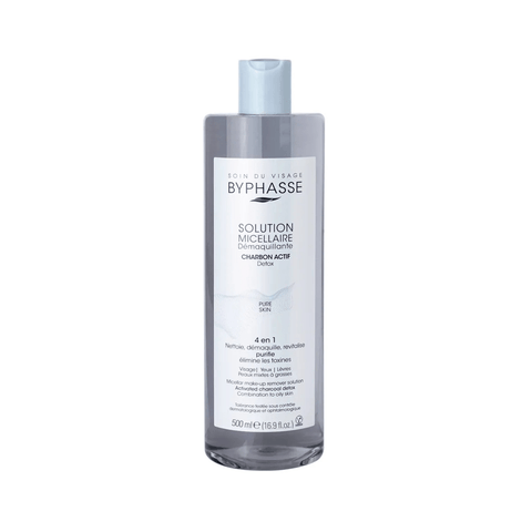 Agua Micelar Desmaquillante Carbon Activado Byphasse 500ml - Índigo72.com