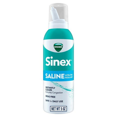 Agua Salina Vicks Sinex Saline Nasal Mist Agua Salina 142g - Indigo72.com