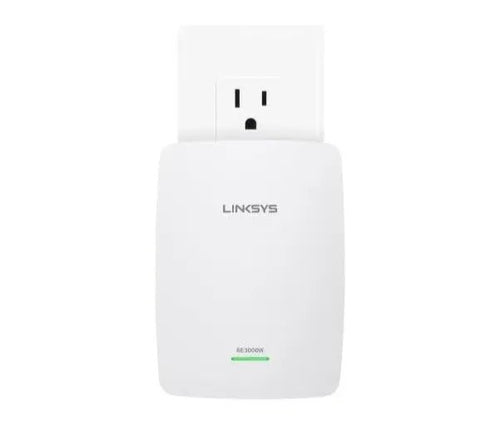 Amplificador De Señal Repetidor Linksys RE3000W N300 2,4Ghz WiFi Extender - Índigo72.com