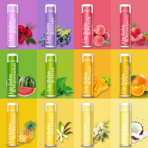 Balsamo Labial Hidratante Saborizado Orgánico 4,2Gr (6 Uni) - Indigo72.com