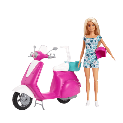 Barbie & Scooter Bike - Índigo72.com