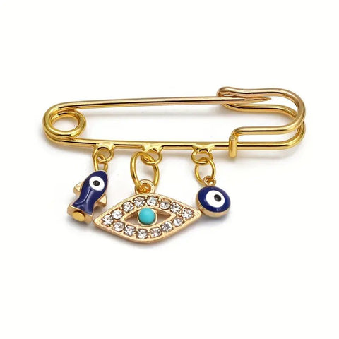 Broche Elegante de Ojo Turco 5cm - Indigo72.com