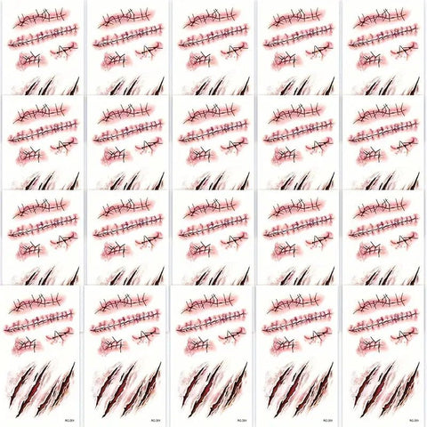 Broma Calcomanias Sticker Temporales de heridas - Indigo72.com