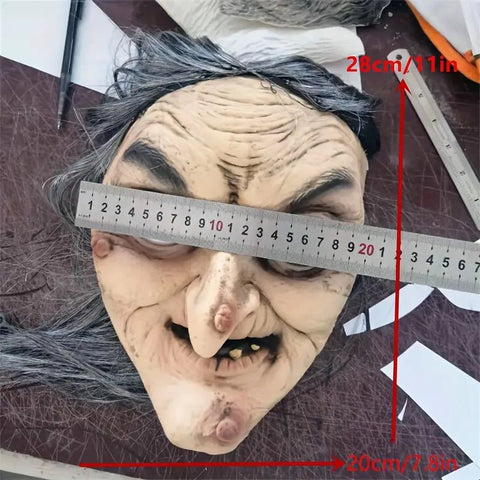 Broma Máscara de Bruja Clásica de Terror - Indigo72.com