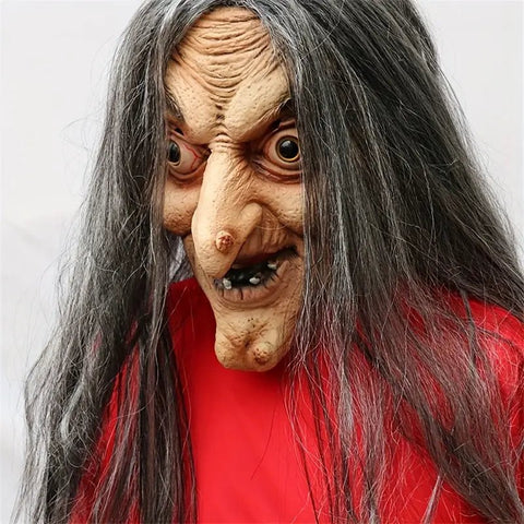 Broma Máscara de Bruja Clásica de Terror - Indigo72.com