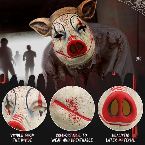 Broma Máscara de Cerdo de Terror - Indigo72.com