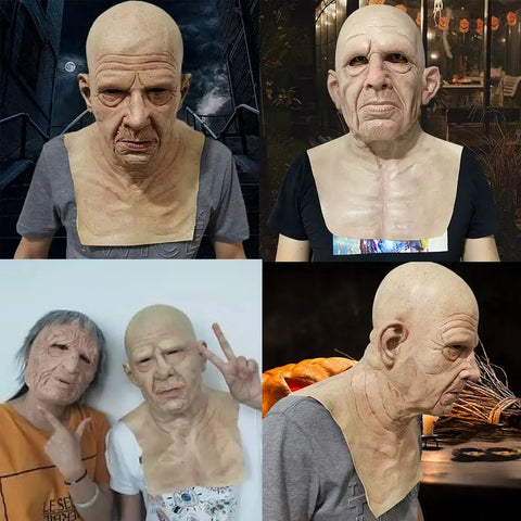 Broma Máscara Hombre Anciano Viejo - Indigo72.com