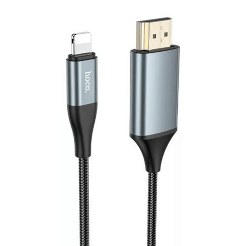 Cable Adaptador HOCO - LIGHTING macho a HDMI Macho 2mts UA15 - Índigo72.com