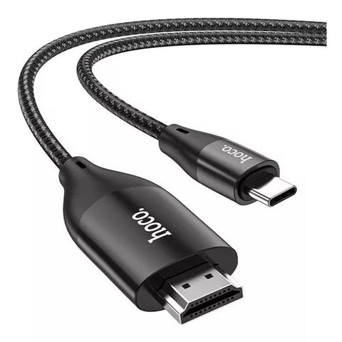 Cable Adaptador HOCO - USB C Macho a HDMI Macho 4k 2mts Ua16 - Índigo72.com