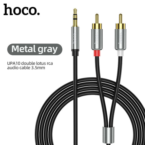 Cable Adaptador RCA a 3.5mm HocoUPA10 - Índigo72.com