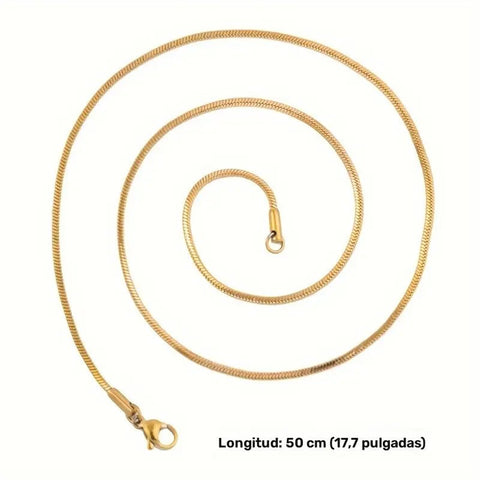 Cadena 1.5 Mm Con Cierre Langosta Para Colgante 50cm - Indigo72.com