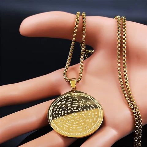 Cadena con Medalla 72 Nombres de Dios - Indigo72.com