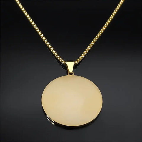 Cadena con Medalla del Padre Nuestro Acero Inoxidable 316 - Indigo72.com