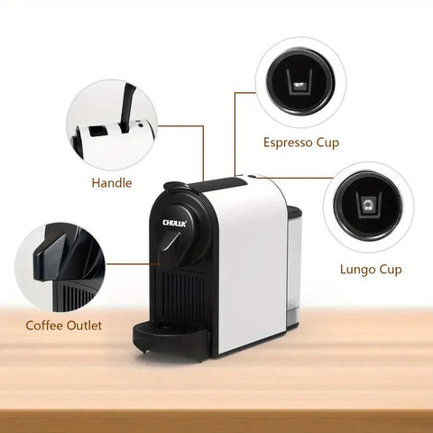 Cafetera Nespresso Brews Negra + 30 Cápsulas MultiSpresso - Indigo72.com