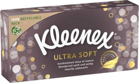 Caja De Pañuelos Kleenex Ultra Soft (64 Unidades) - Índigo72.com