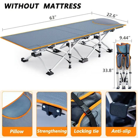 Cama Portátil con Colchón Grueso XXL - Indigo72.com