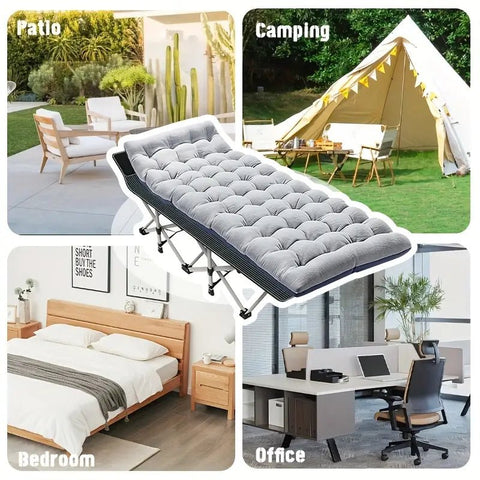 Cama Portátil con Colchón Grueso XXL - Indigo72.com