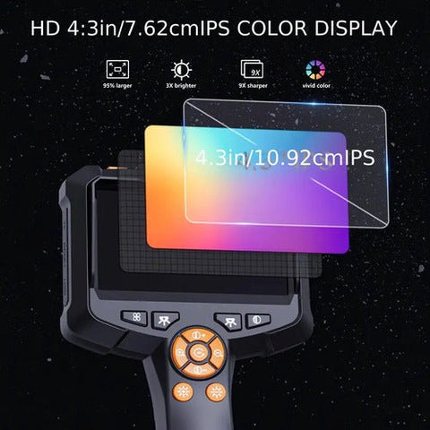 Cámara Endoscopio Industrial 8mm X 5 Mts Con Patalla 4.3pul - Indigo72.com