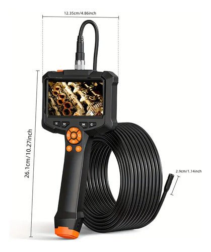 Cámara Endoscopio Industrial 8mm X 5 Mts Con Patalla 4.3pul - Indigo72.com