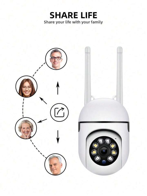 Cámara Seguridad Wifi Full HD 1080p 355g con TF 64gb Obsequio - Indigo72.com