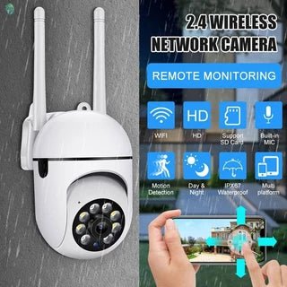Cámara Seguridad Wifi Full HD 1080p 355g con TF 64gb Obsequio - Indigo72.com