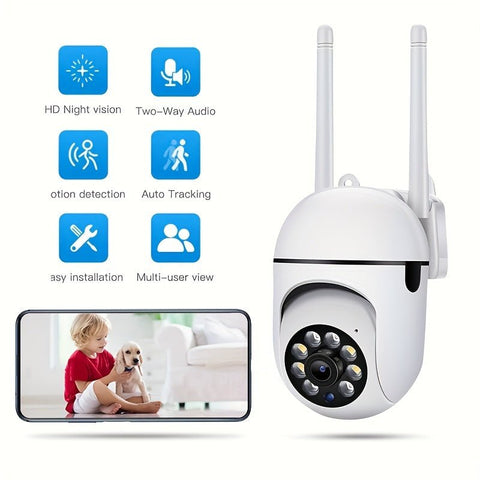 Cámara Seguridad Wifi Full HD 1080p 355g con TF 64gb Obsequio - Indigo72.com