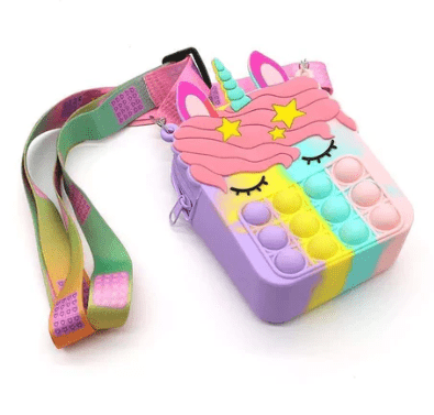 Cartera Unicornio Pop Bubble Push It Hombro - Índigo72.com