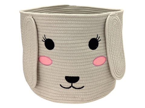 Cesta Canasta de Algodón Grande 33x33x30 - Indigo72.com