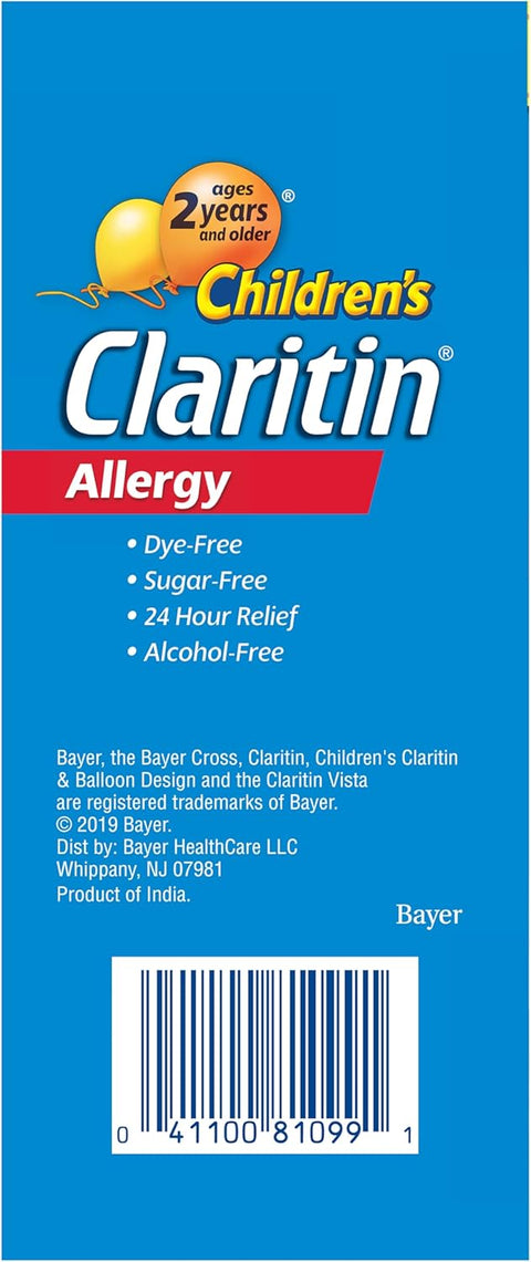 Claritin Pediatrico Alergias 24 horas Loratadina 5mg - Índigo72.com