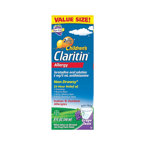 Claritin Pediatrico Alergias 24 horas Loratadina 5mg - Índigo72.com