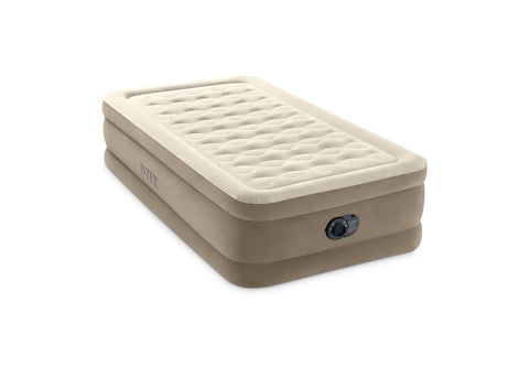 Colchón Autoinflable Intex Twin Dura - Beam Deluxe Ultra Plush Air Mattress 18" - Indigo72.com