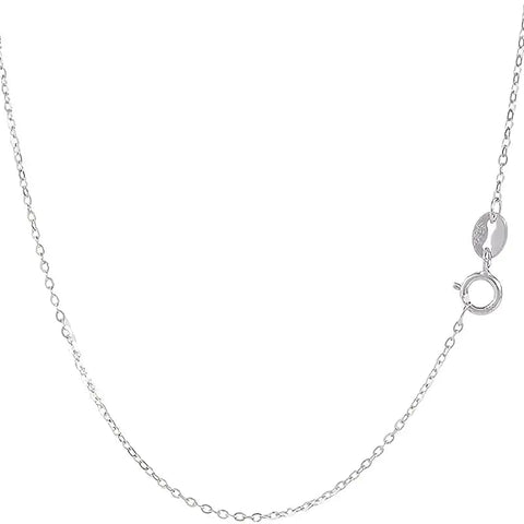 Collar Cadena 29cm Acero Inoxidable Baño Plata - Indigo72.com