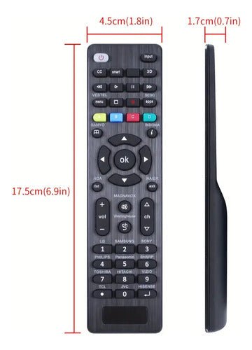 Control Remoto Tv Universal Ir - Indigo72.com