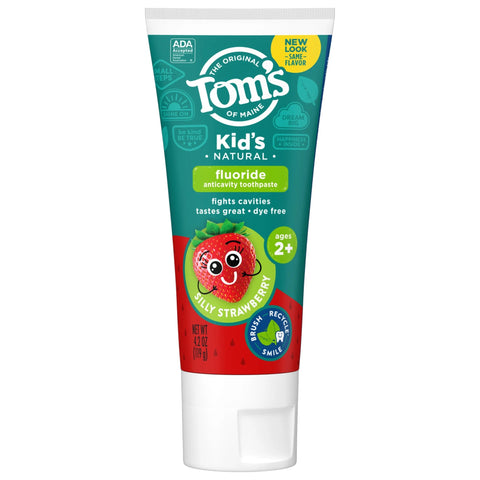 Crema Dental TOM'S Kid's Sin Fluor Niños +2 Años 144gr - Índigo72.com