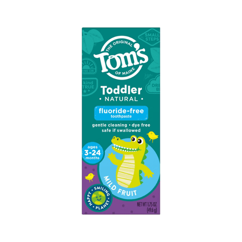 Crema Dental Tom's Toddler Sin Fluor Bebés 3 - 24 Meses 49gr - Indigo72.com