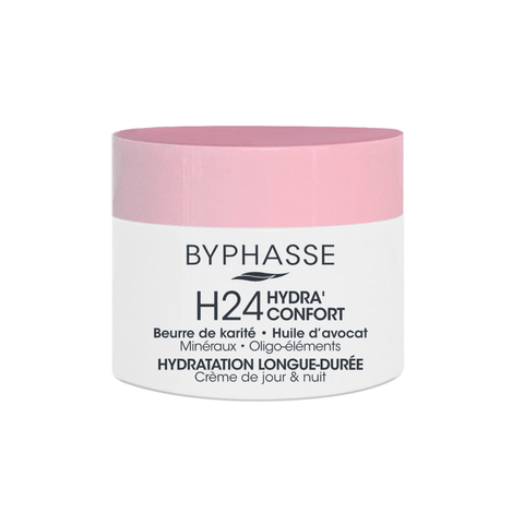 Crema Día/Noche H24 Hydra’Confort Byphasse 60ml - Índigo72.com